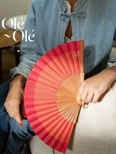 Eventail Pamplemousse rose