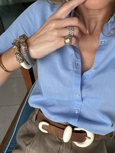 Bague petit doigt Constellation or mat