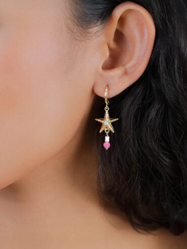 Boucles d'oreilles asymétriques Summer