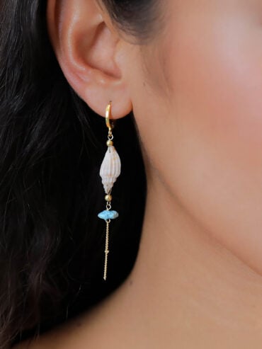 Boucles d'oreilles asymétriques Summer