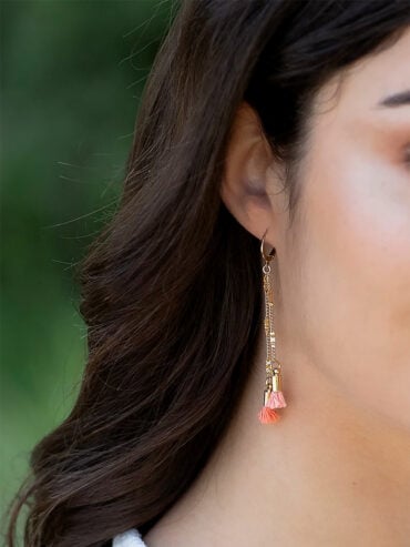Boucles longues Pénélope Corail