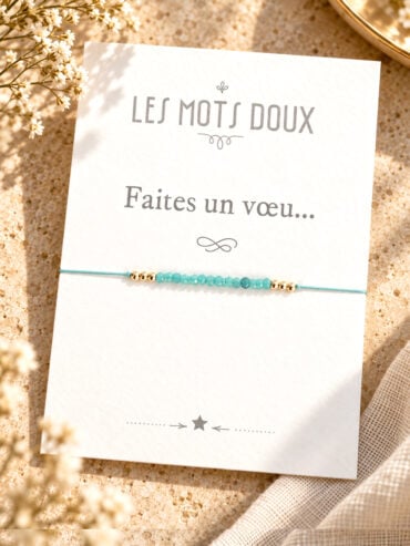 Bracelet Faites un voeu - code morse