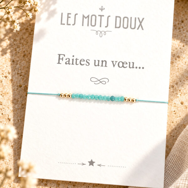 Bracelet Faites un voeu - code morse