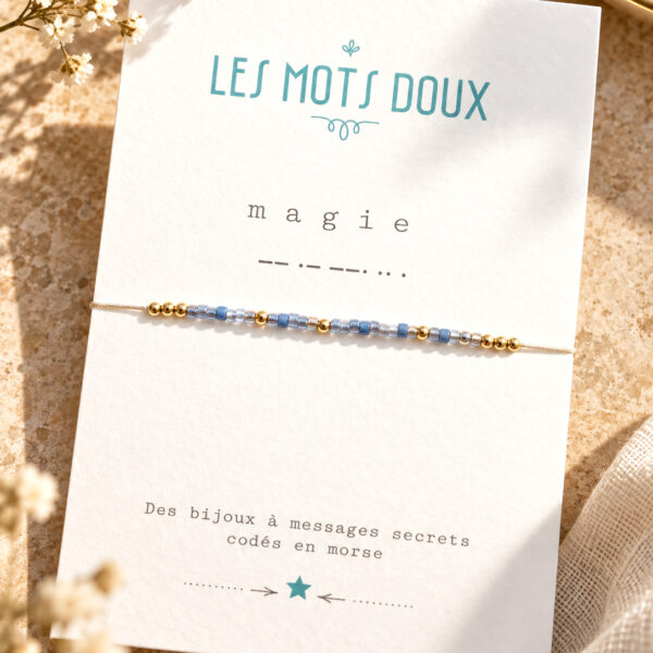 Bracelet magie - code morse