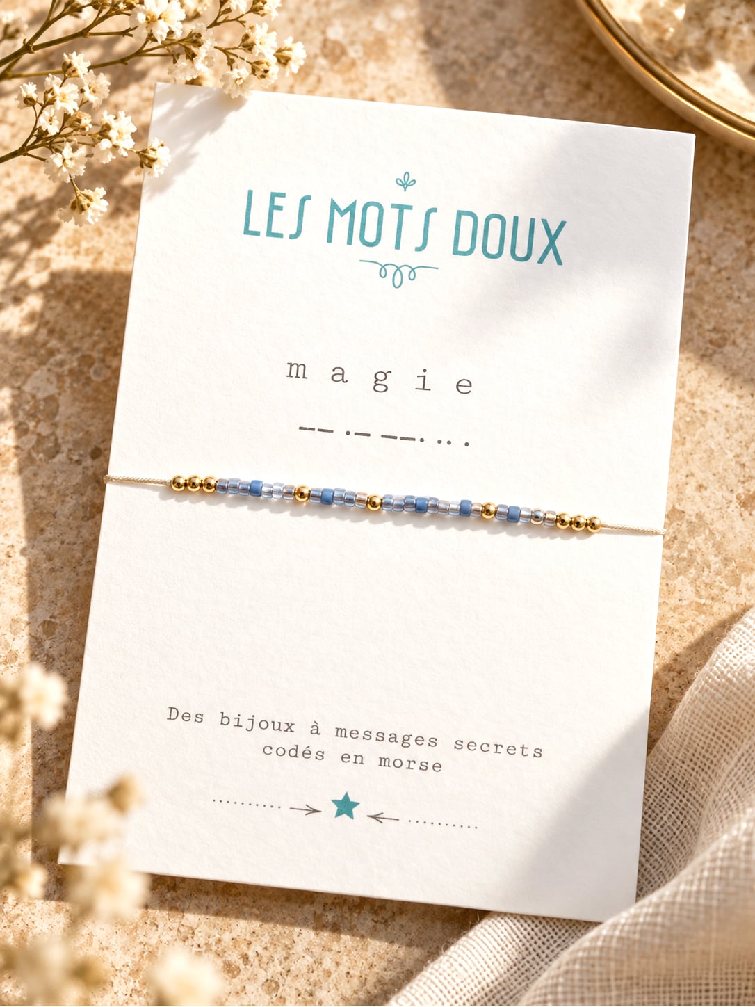 Bracelet Magie 1 Bracelet magie - code morse