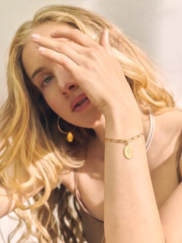 Bracelet maille Oléa Lavande