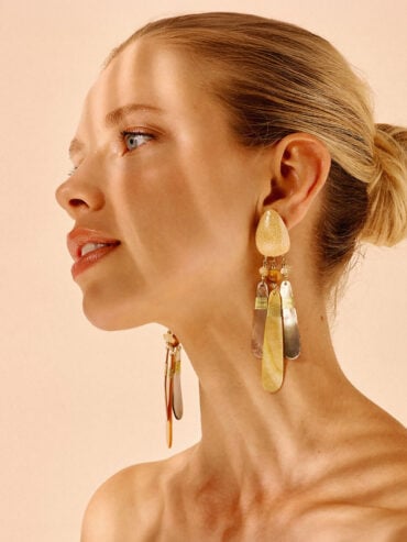 Boucles d'oreilles coquillage et nacre femme collection alegria beach