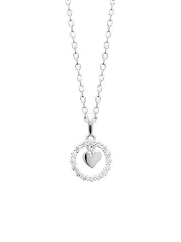 Collier cœur argent Agathe