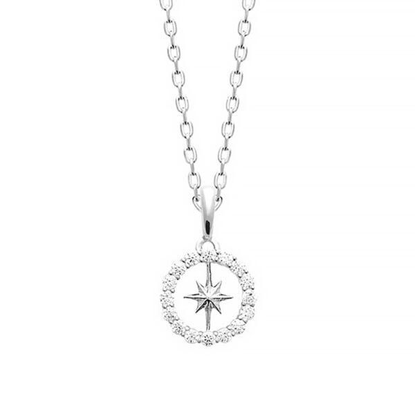 Collier étoile argent 925 Petite ourse