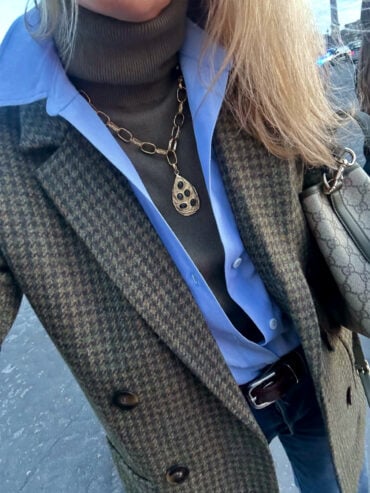 Collier goutte péridot