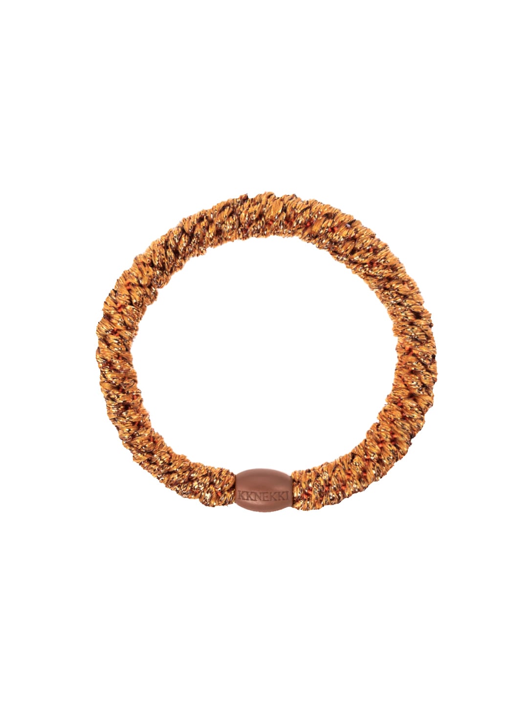 Bijoux Noël 164 Elastique bracelet Kknekki Ambre Terracotta Glitter