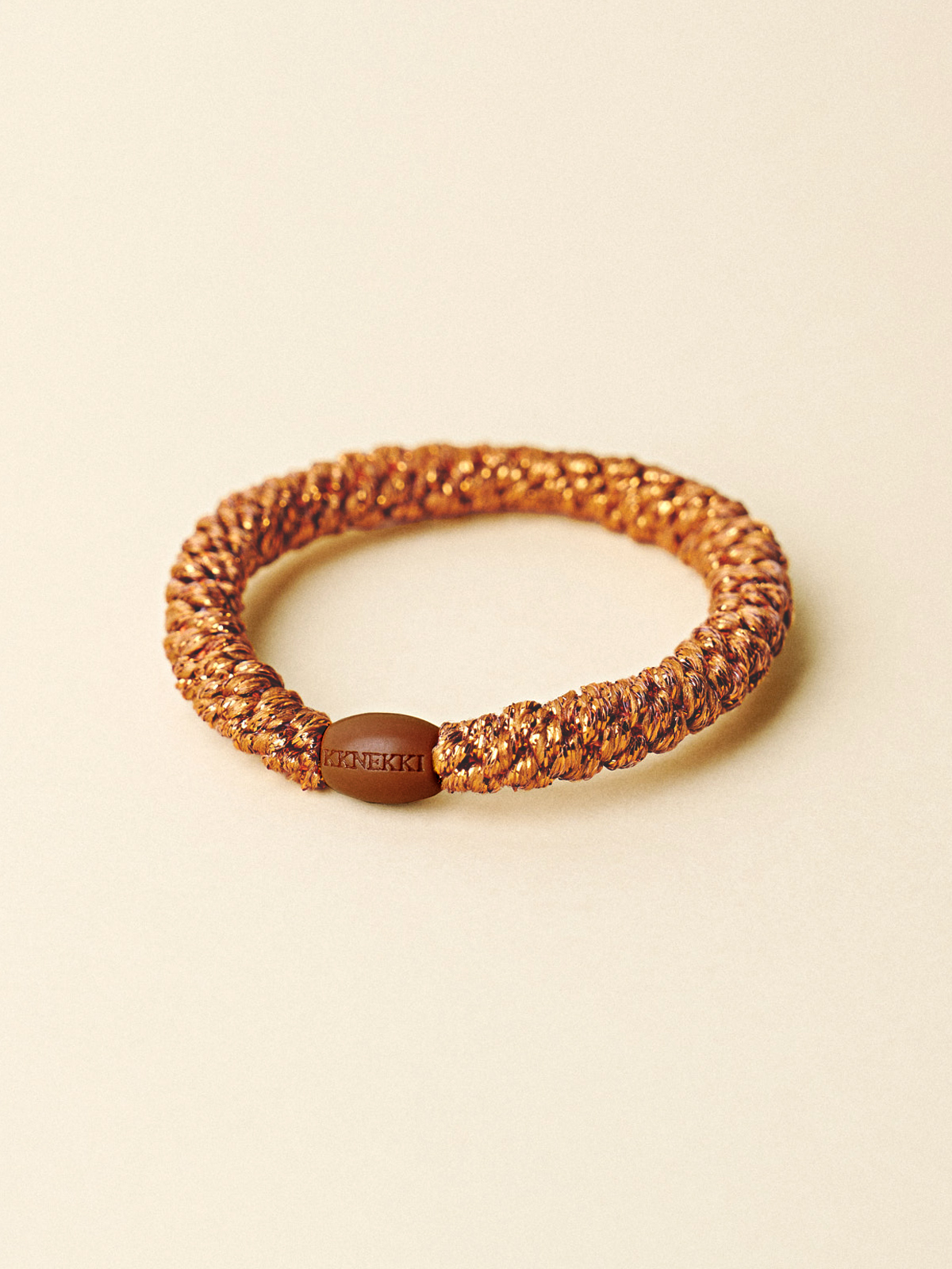 Elastique bracelet Kknekki Ambre Terracotta Glitter 3 Elastique Kknekki Ambre Terracotta Glitter