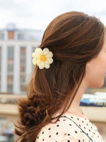 Pince à cheveux Fleur Marguerite