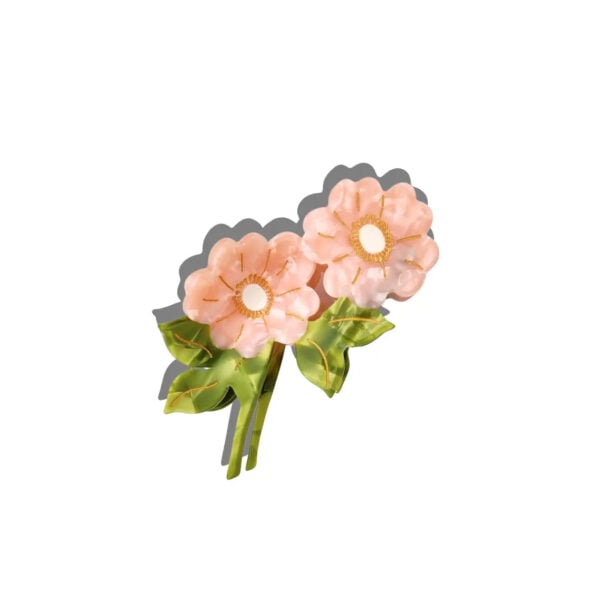 Pince à cheveux roses sauvages