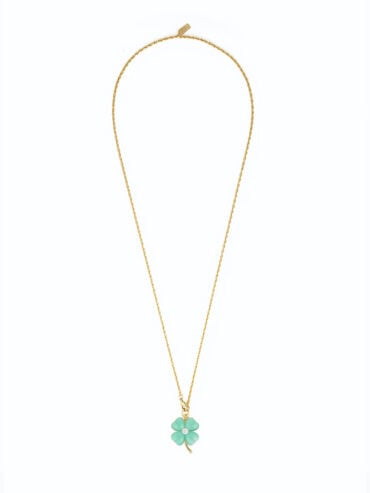 Sautoir Trèfle vert Serenity