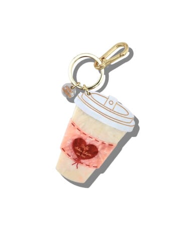 Bijou de sac et porte-clés Tassé à Café Solar Eclipse