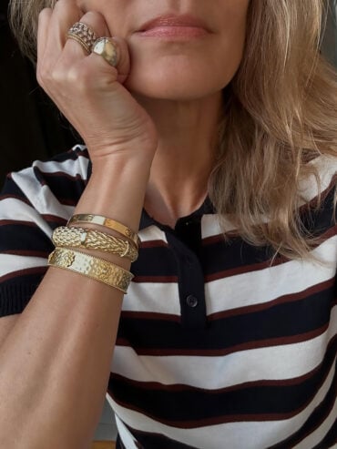 Bague petit doigt Constellation or mat