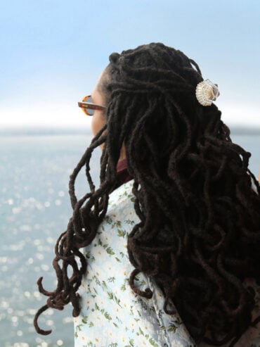 Petite Pince à cheveux Coquillage ivoire