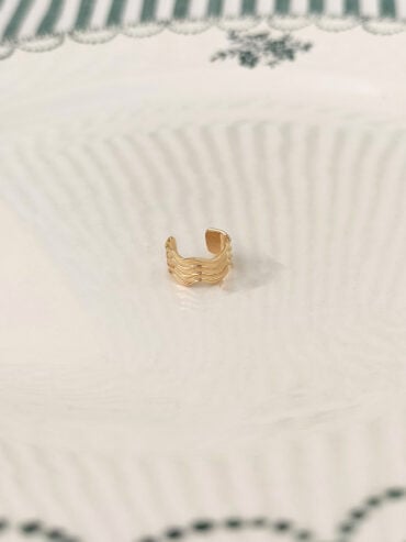 Bague d'oreille ondulée Carla