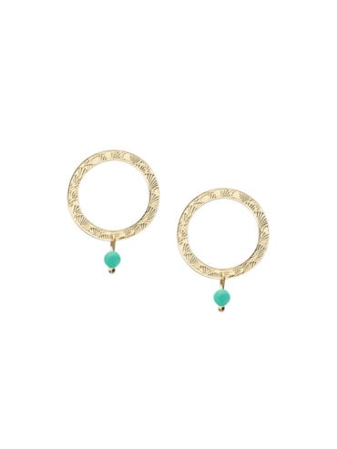 Boucles d'oreilles petites pierres Bloom