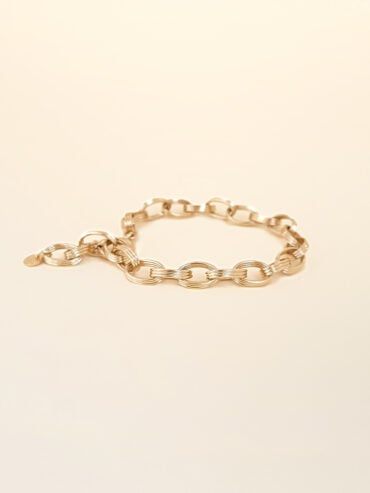 Bracelet doré maillons ovales Donna