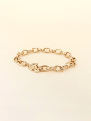 Bracelet doré maillons ovales Donna