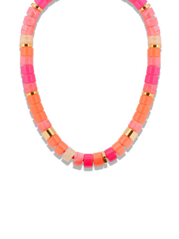 Collier Praia Laranja Mix