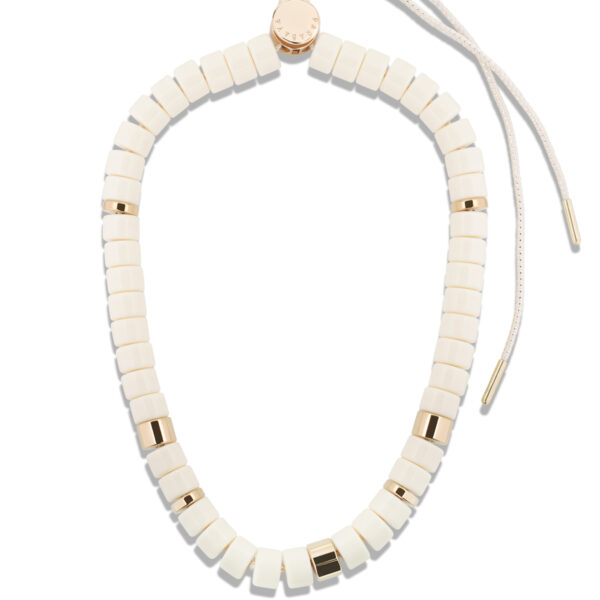 Collier Praia Ivoire - Parabaya - présentation du collier cordon réglable