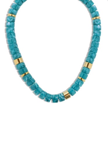 Collier Praia Bleu Turquesa
