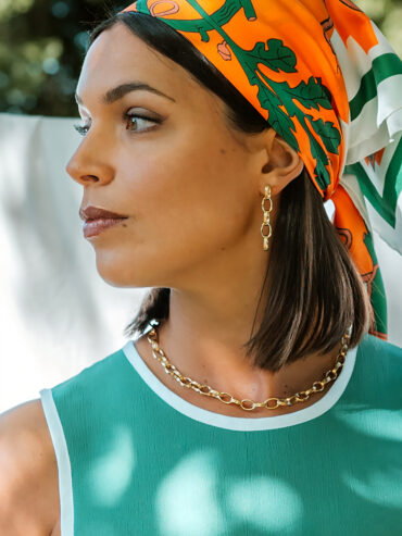 Collier doré maillons ovales Donna