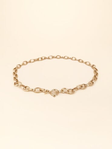 Collier doré maillons ovales Donna