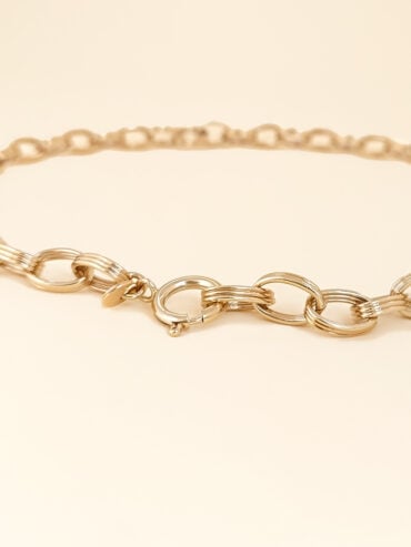 Collier doré maillons ovales Donna