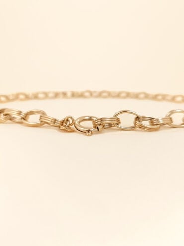 Collier doré maillons ovales Donna