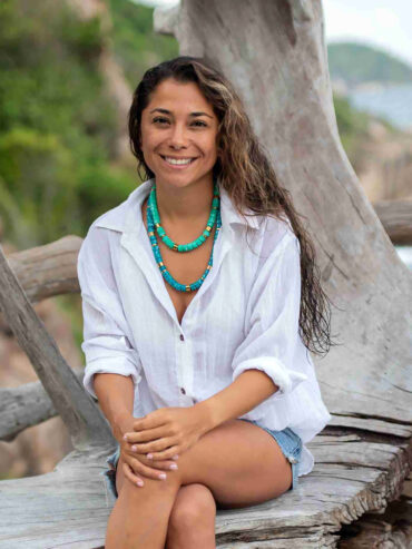 Collier Praia Vert Lagon