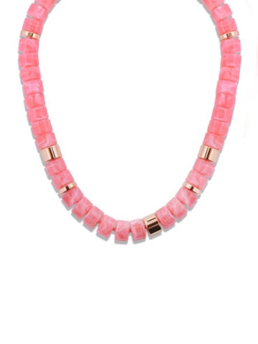 Collier Praia Pamplemousse rose