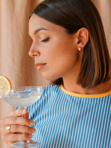 Mono boucle d'oreille dorée Carla