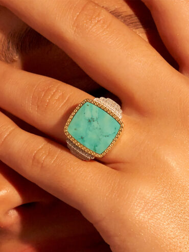 Bague Kara turquoise