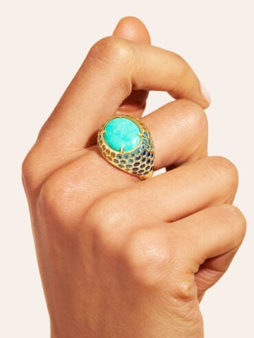 Bague Tortue Turquoise