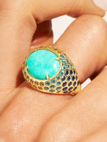 Bague Tortue Turquoise