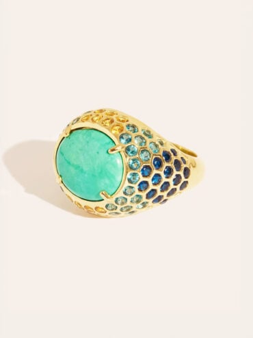 bague Tortue turquoise be maad - présentation