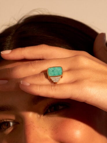 Bague Kara turquoise