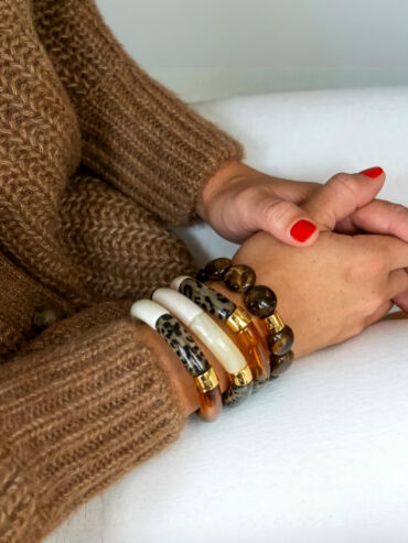 Bracelet Bombom Cacao marron