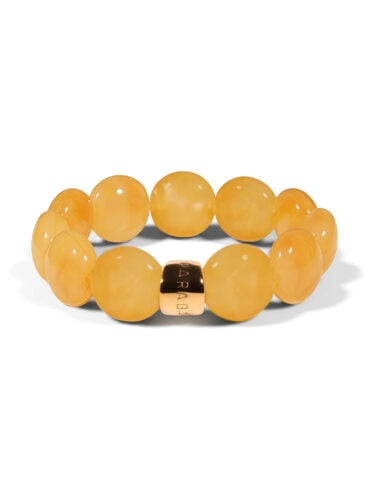 Bracelet miel Bombom - Bracelet jaune élastique parabaya