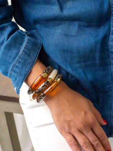 Bracelet Pipoca Feli ambré
