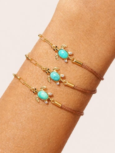 Bracelet Tortue Turquoise