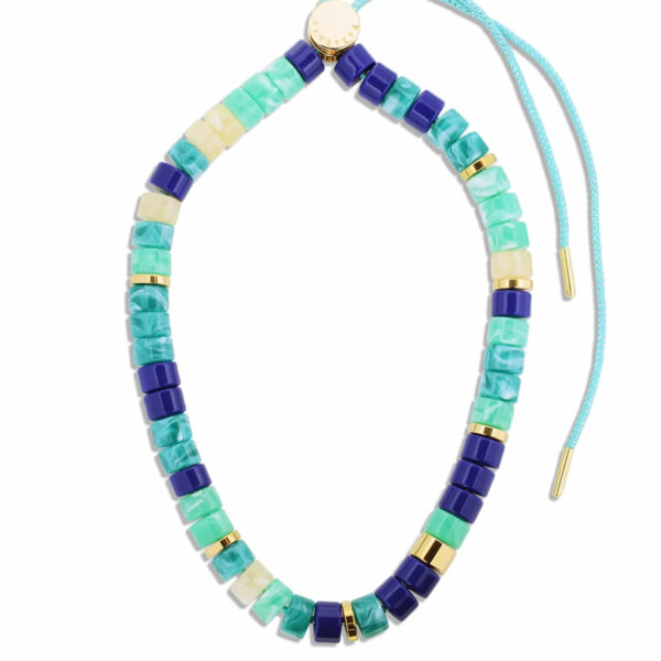 Collier Praia bleu azur Parabaya - modèle Azul mix
