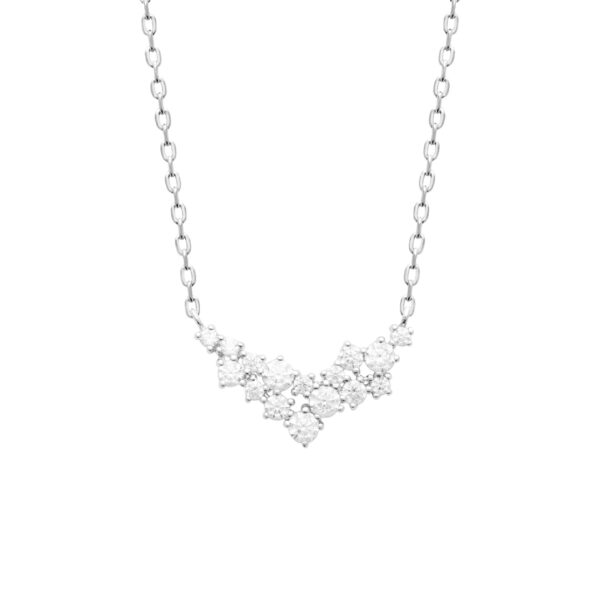 Collier argent scintillant Savoie