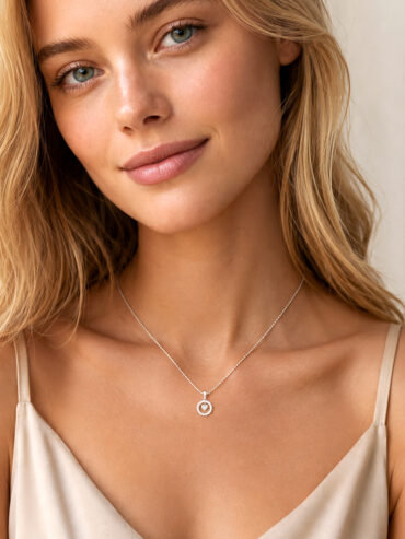 Collier cœur argent Agathe