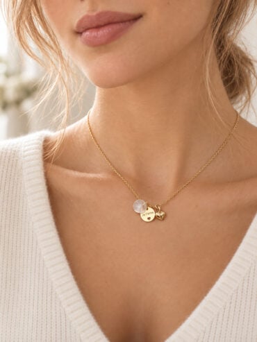 Collier médaille Je t'aime