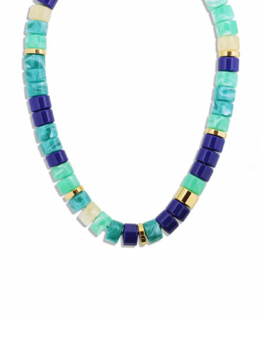 Collier Praia Azul mix